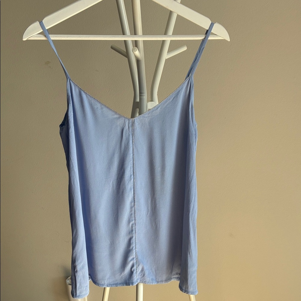 Massimo Dutti Sky Blue Camisole Top